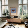 Mourning Cloak Butterfly Poster Blue
