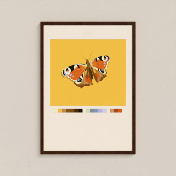Peacock Butterfly Poster Digital Download