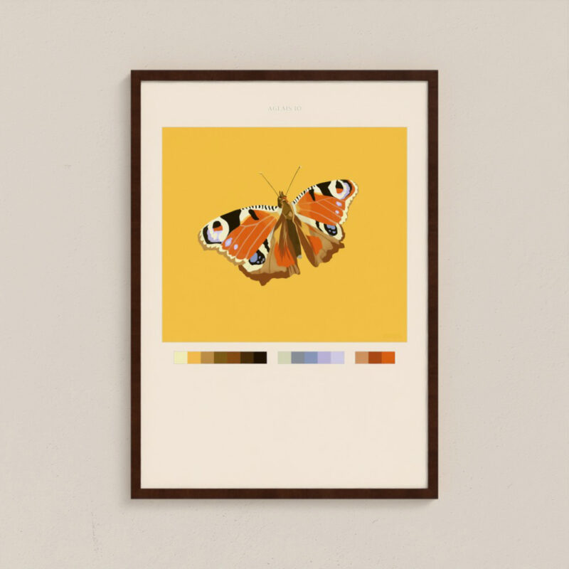 Peacock Butterfly Poster Digital Download