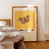Bedroom Peacock Butterfly Poster Light Peacock Butterfly Poster