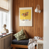 Window Dark Wood Peacock Butterfly Poster Light Peacock Butterfly Poster