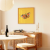 Dining Room Peacock Butterfly Square Poster Peacock Butterfly Square Poster