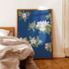 Cherry Blossom Blue Poster