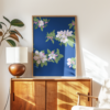 Cherry Blossom Blue Poster