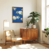 Cherry Blossom Blue Poster