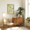Cherry Blossom Yellow Poster