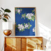Cherry Blossom Blue Poster