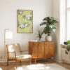 Cherry Blossom Yellow Poster